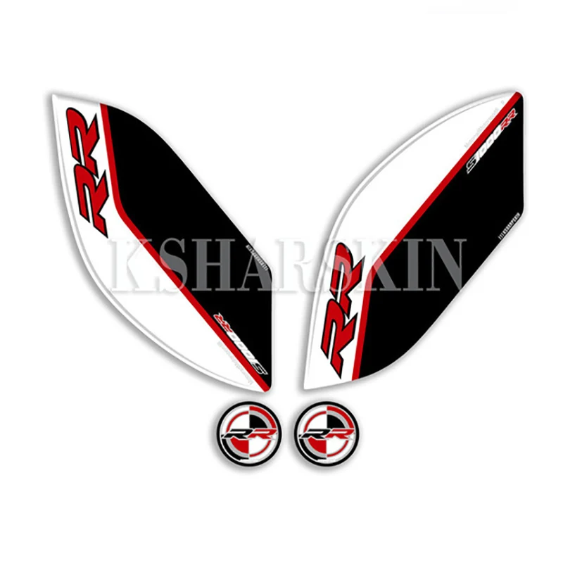 

S1000RR Motorcycle Fuel Tank Sticker Side Guard Plate Engine Knee Decals Sticker Protector Pads For BMW S1000 RR s1000rr 17-18