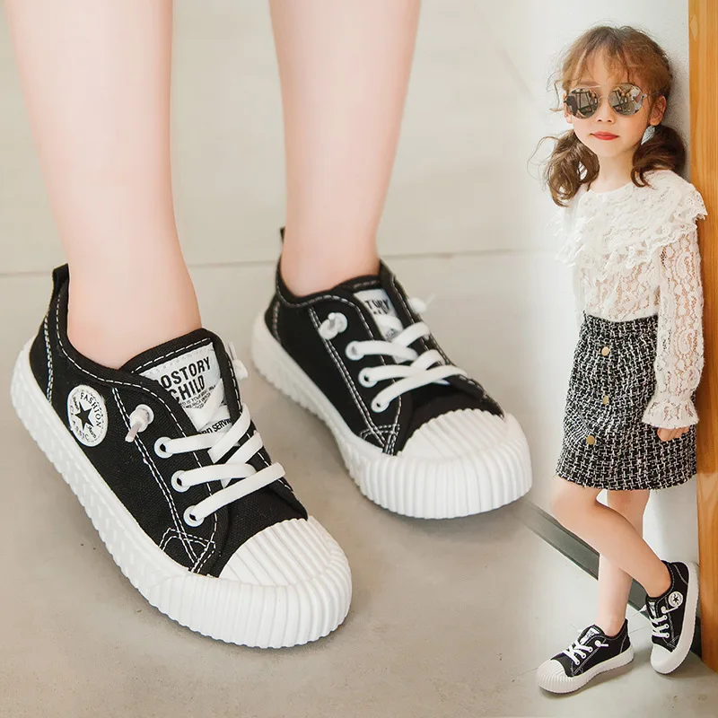 Детская парусиновая туфля Детские парусиновые кроссовки для мальчиков и девочек