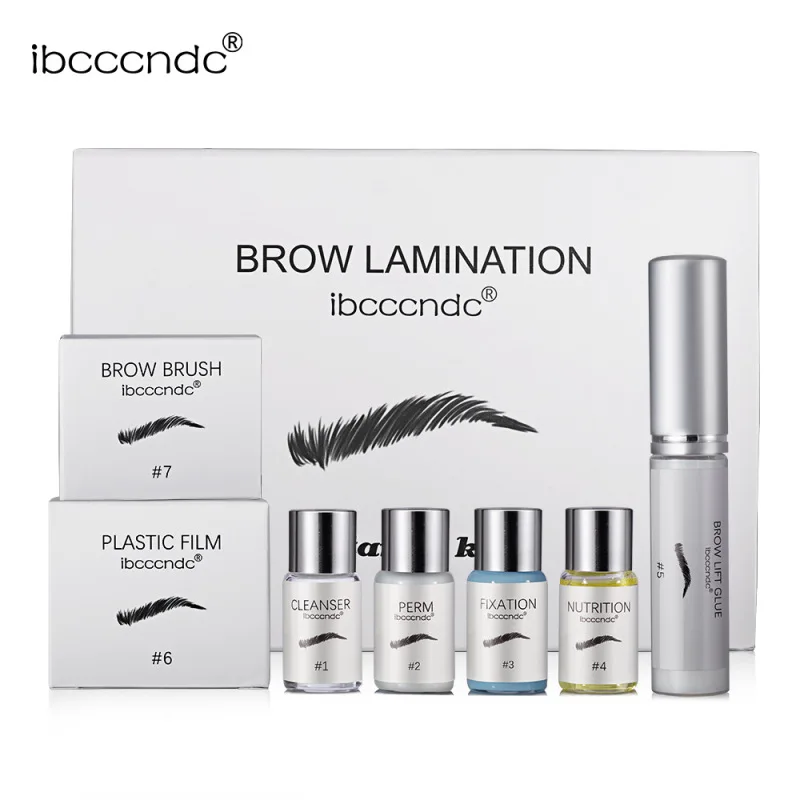 

ibcccndc Lash&Brow Lift Kit Brow Sculpt 2 IN 1 Eyelash Extension Eyebrow Enhance Lifting Styling Semi-Permanent Curling Perming