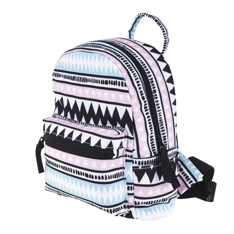 

Geometric Patterns Fashion Child Mini Shoulders Backpack Toddler School Bag Lightweight and Durable Waterproof with Side Pockets