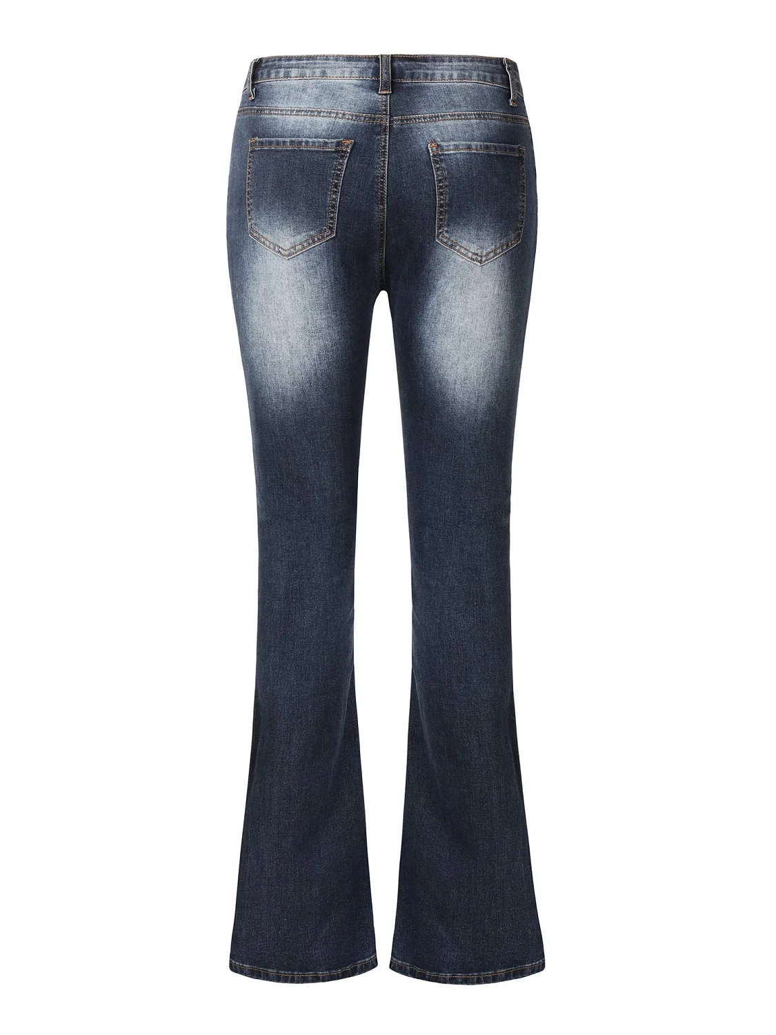 

Women's Bell Bottom Jeans High Waist Denim Wide Leg Full Length Pants