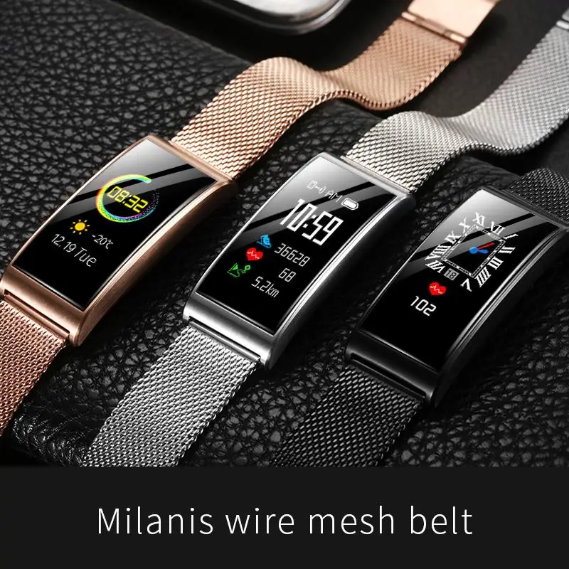 Металлические умные часы влагостойкие умные часы с ремешком Bluetooth спортивные браслеты кровяное давление фитнес-трекер