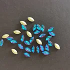 Яркие синие бермуды CTPA3bI, поделки сделай сам, блестящие конские глаза, стразы, бусины россыпью для ногтей, для изготовления одежды, ювелирных изделий