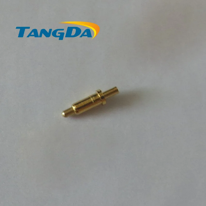 Tangda DHL/EMS D2 * 6 5mm + 2mm tail 500PCS pogo pin коннектор пружина батареи 1P сквозное отверстие
