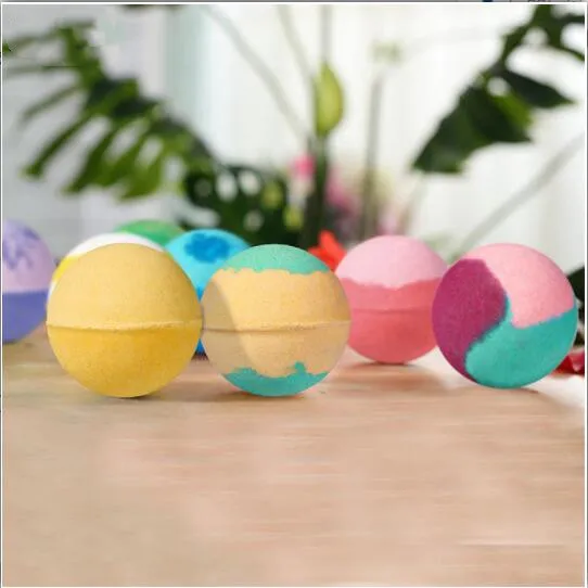 

Handmade Natural Skin Care Various fragrance Bath Salt Soap Ball Skin Care Exfoliating Moisturizing Bath Bomb Bubble Massage SPA