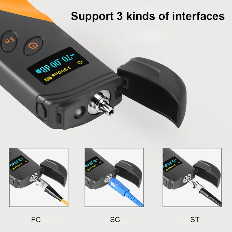 Новый Высокоточный мини перезаряжаемый волоконно кабельный тестер оптический