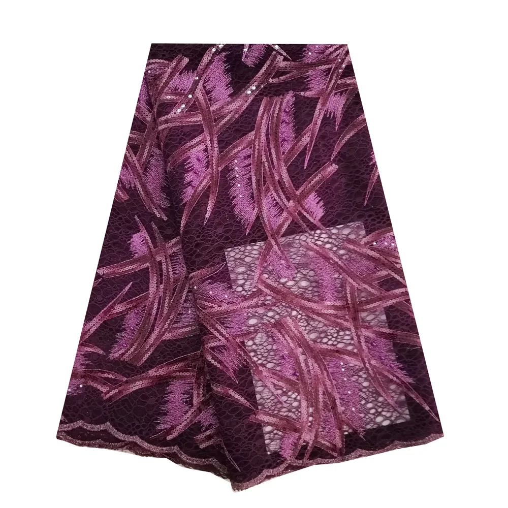 Африканская кружевная ткань с блестками 5 ярдов гипюровое кружево бисером