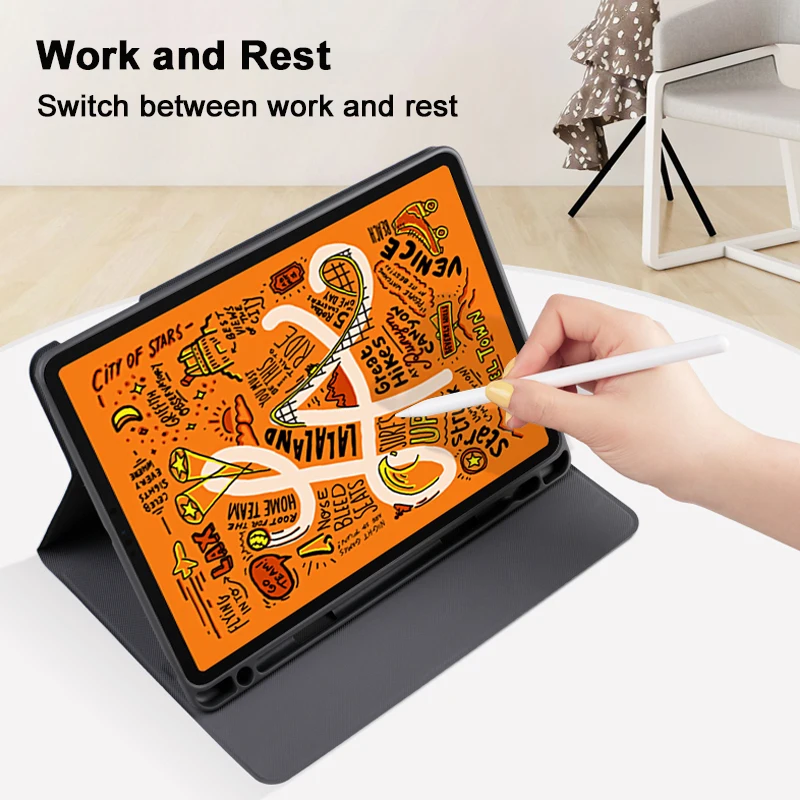 Чехол для iPad Pro 2020 Apple 11 12 9 дюйма складной чехол накладка с карандашом планшета