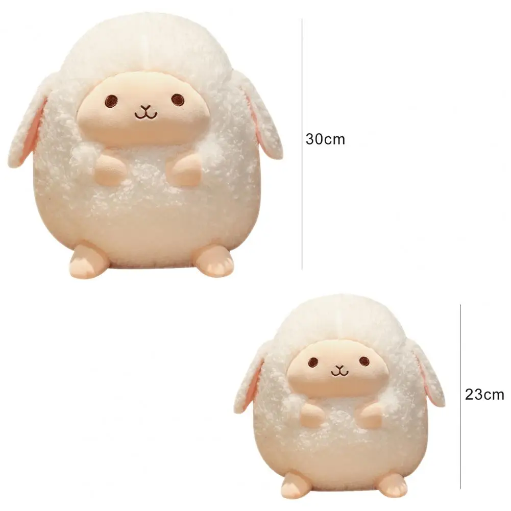

Hot Sales Stuffed Doll Cartoon Lovely White Lamb Collection Plush Toy for Children