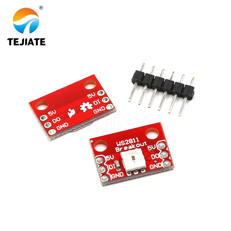 1 шт. WS2812B 5050 RGB светодиодный Встроенный Цвет Функция накопитель 16/24Bit волшебный