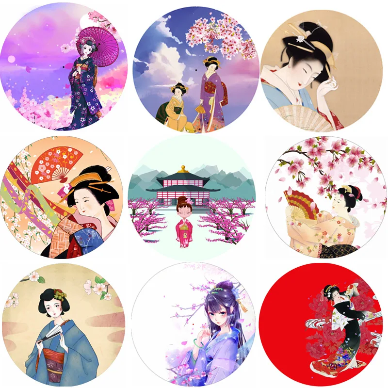 82 см японского Стиль масло Бумага Для женщин Шелковый тканевый зонтик