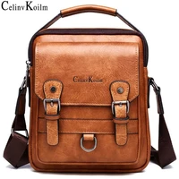 celinv koilm brand men handbags new mans crossbody shoulder bag large capacity leather messenger bag for man travel cool new