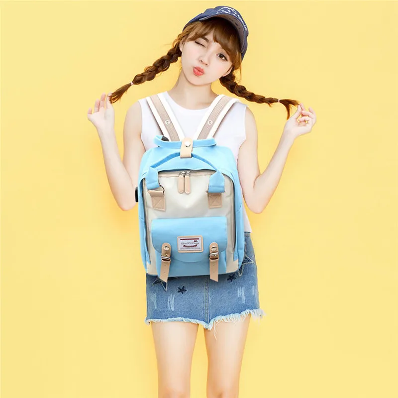 School Backpacks For Teenagers High Quality Women Waterproof Mum Bag Multi-function Backpack Wild Large Capacity E7