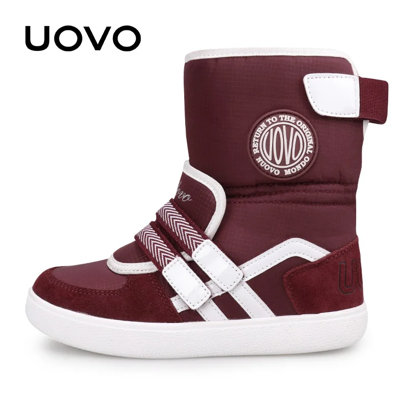 UOVO 2020 New Favorite Kids Boots Fashion Snow Children Sport Shoes Beatiful Girls Short With Eur Size #26-39 |