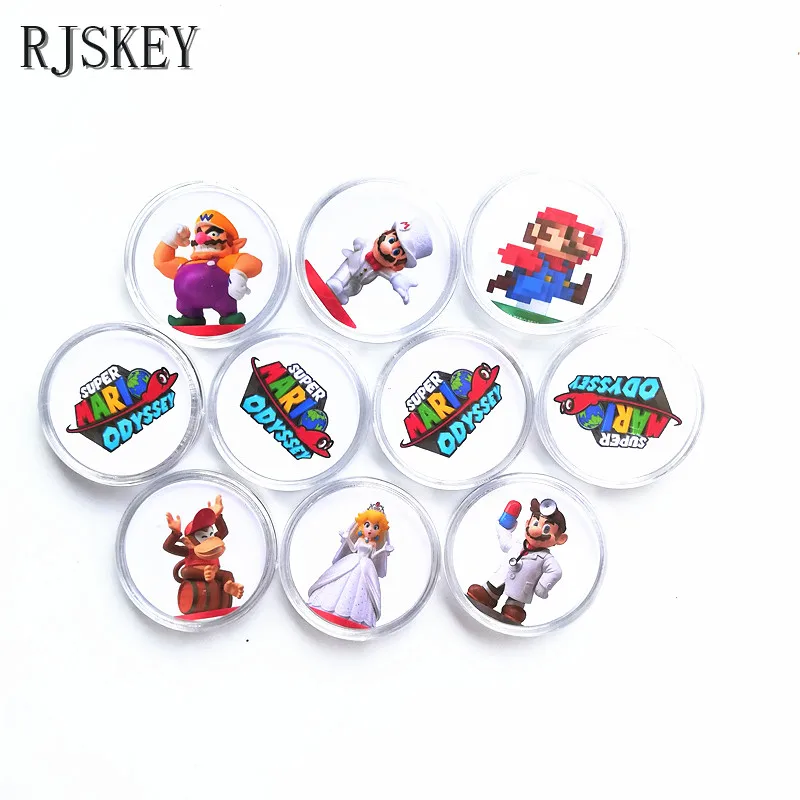 Полный набор 10 шт. Супер Марио Одиссея Amiibo NFC карты Коллекционная монета тег NS/переключатель Avaliable Zelda Splatoon Smash Bros Diablo