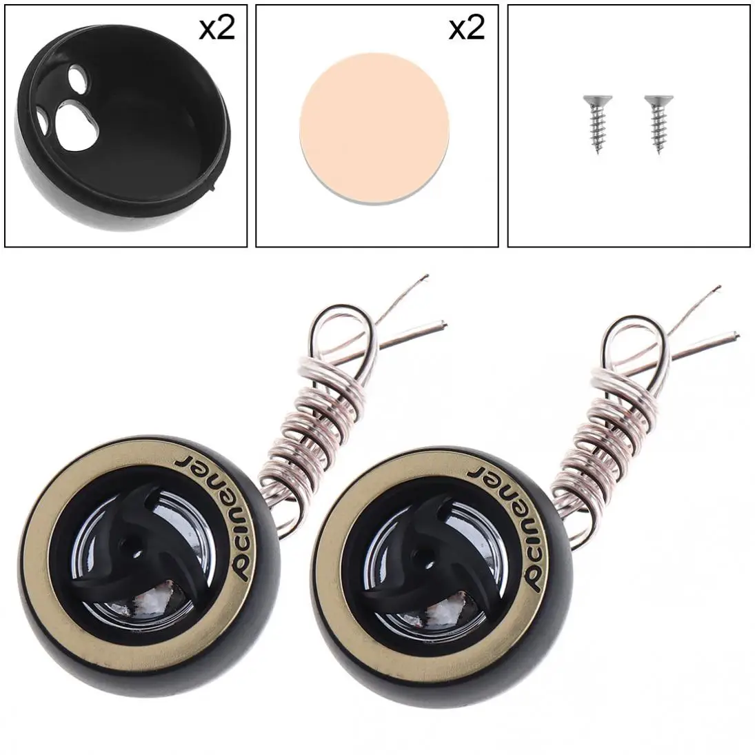 2 шт. T250 450 Вт автомобильный клаксон купольный твитер Аудио Громкий динамик стерео