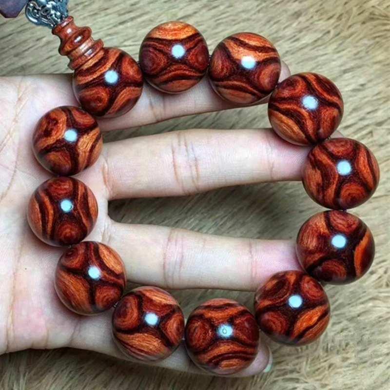 15 мм замечательные натуральные вены забавное лицо молитва женский браслет | Дом и