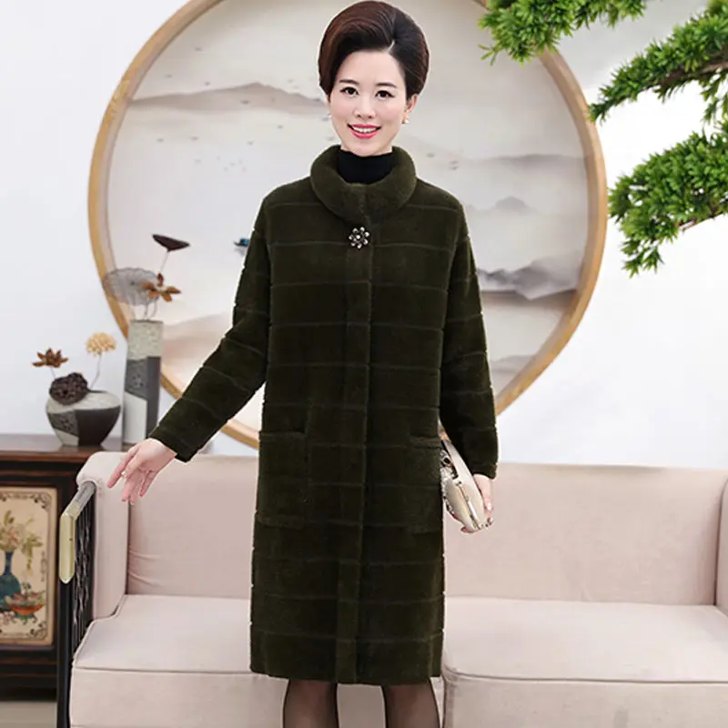 Осень зима 2019 повседневный вязаный кардиган с длинным рукавом для женщин