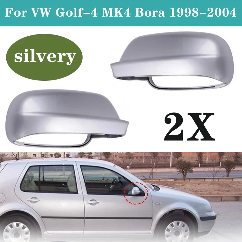 

1 пара, автомобильные чехлы для зеркала заднего вида, для VW Golf-4 MK4 Bora 1998-2004