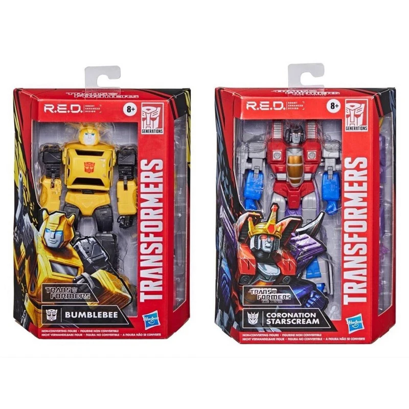 Трансформеры Hasbro R.E.D. Робот улучшенного дизайна Серии G1 Бамблби коронация