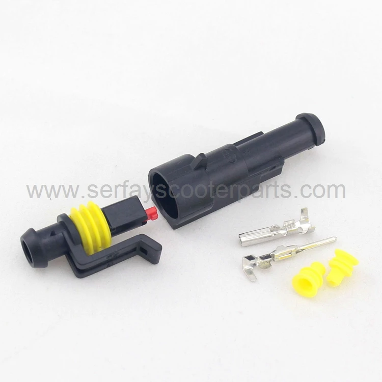 1 контактный водонепроницаемый разъем питания для мобильных скутеров запчасти
