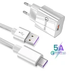 Кабель USB Type-C 5A для Oneplus 7 Pro6T7TUSB C, быстрая зарядка, QC 3,0, зарядное устройство для Xiaomi Redmi 7, 8, 8A, Note 7, 8, 8T
