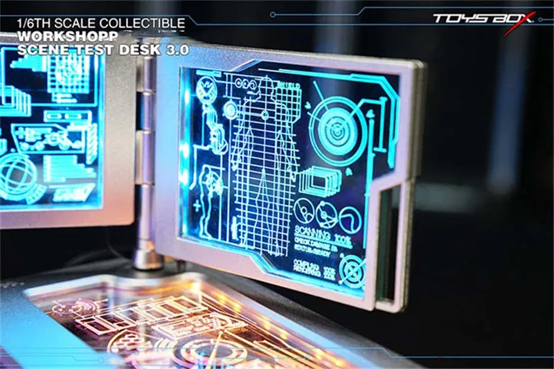 В наличии 1/6 аксессуар для создания рисунков Рабочий стол тестирования сцены 3 0 12