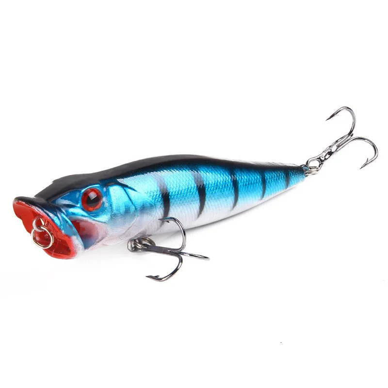 Popper Fishing Lures Weights 9cm12.5g Topwater Lure Whopper Popper Saltwater Lures Fake Bait Articulos De Pesca Isca Artificial images - 6
