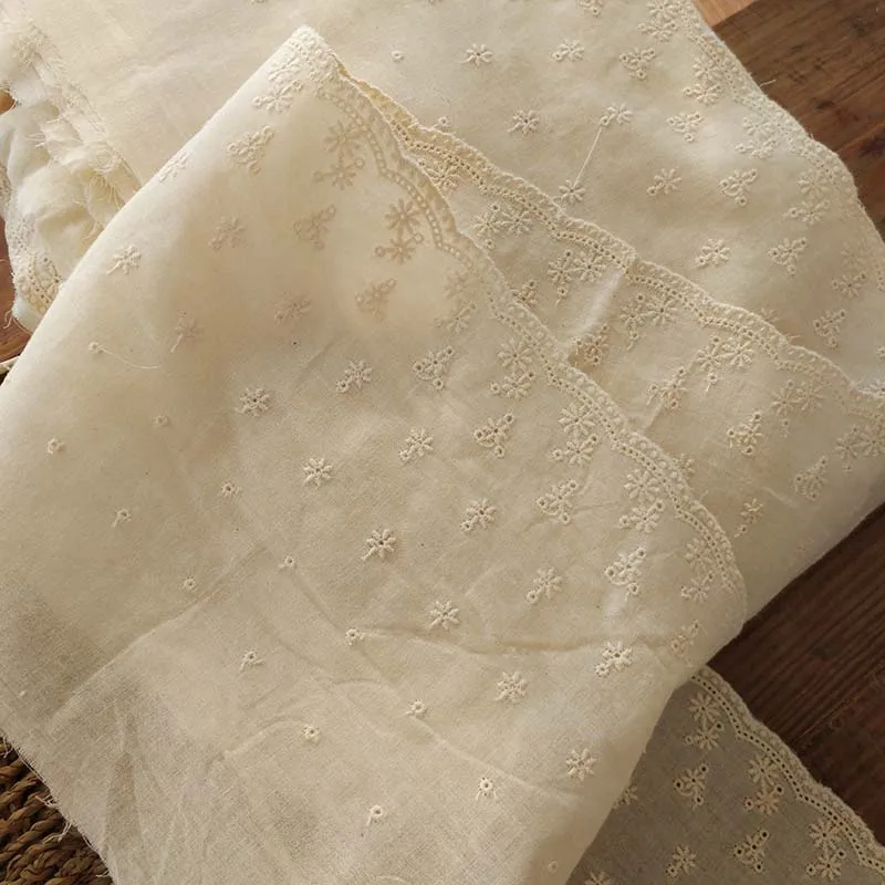 Однометровая Цветочная вышитая искусственная лента сделай сам ширина 19 см