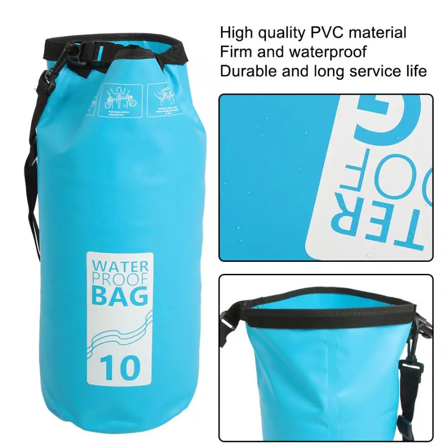 Сумка для плавания сухая сумка из ПВХ Ультралегкая дрифтинга Каяка кемпинга
