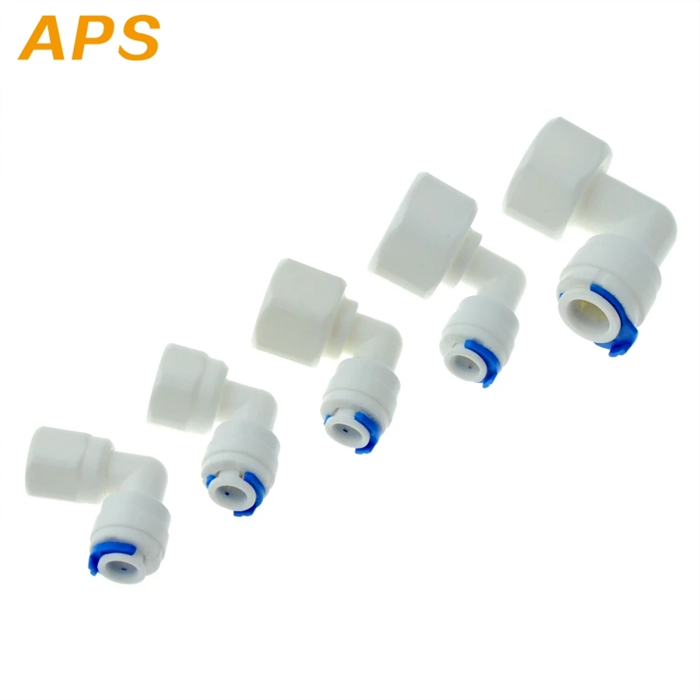 Reversa aquariio соединитель RO водопроводный фитинг локоть 1/4 &quot3/8&quot OD шланг &quot1/2&quot 1/8
