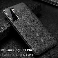 for samsung galaxy s21 plus case for samsung s21 plus capas tpu bumper leather for fundas samsung m21 a51 a71 s20 s21 plus cover