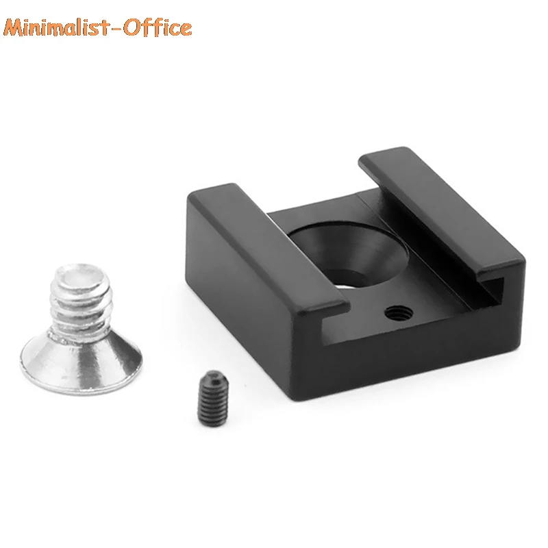 

Hot Shoe Adapter 1/4 Screw For DSLR Camera Cage Rig Microphone Studio Kit Parts