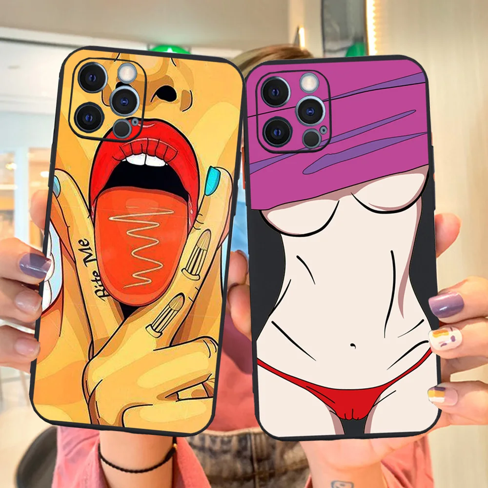 Пикантные Модные женские красные губы горячая девушка чехол для телефона iPhone 11 Pro