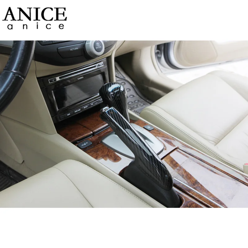 2 шт. карбоновый цветной внутренний чехол для рычага переключения передач ручка