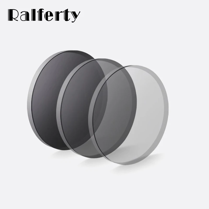 Ralferty 1,56 1,6 1,67 фотохромные линзы Хамелеон солнцезащитные очки прозрачный цвет близорукость дальнозоркость оптические линзы; по назначению специалиста