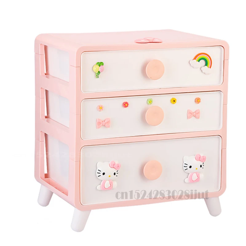 

Коробка для хранения аксессуаров для волос, Пластиковые Бусины, коробка для хранения резиновых лент для маленьких девочек, мультяшная детс...