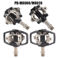 mtb pedals pd m8000 m8020 self locking spd components using for bicycle racing mountain bike parts pedal lock pedal with buckle