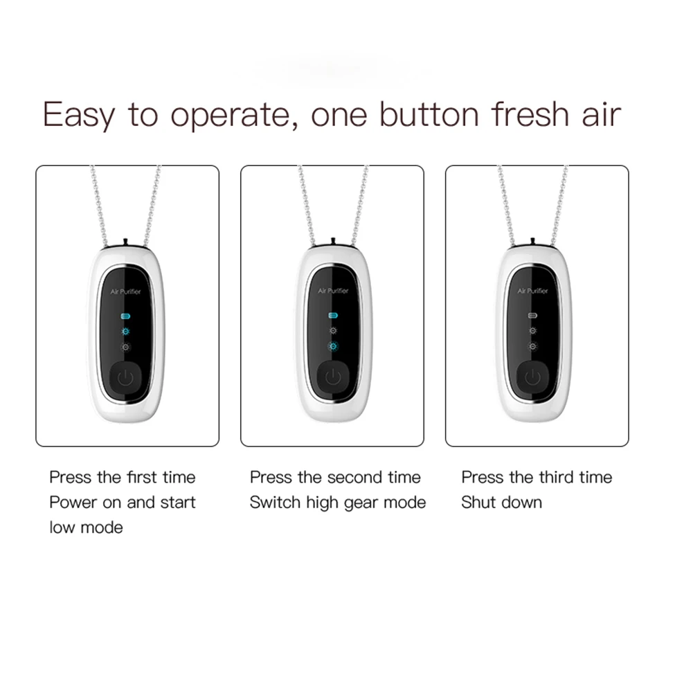 

Car Air Freshener Mini Portable Air Freshener Ionizer Car Air Purifier for Auto Interior Decor Accessories