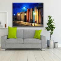 diy painting by numbers sleeping by the stack of books abstract canvas oil painting for living room decoration 4050cm artwork