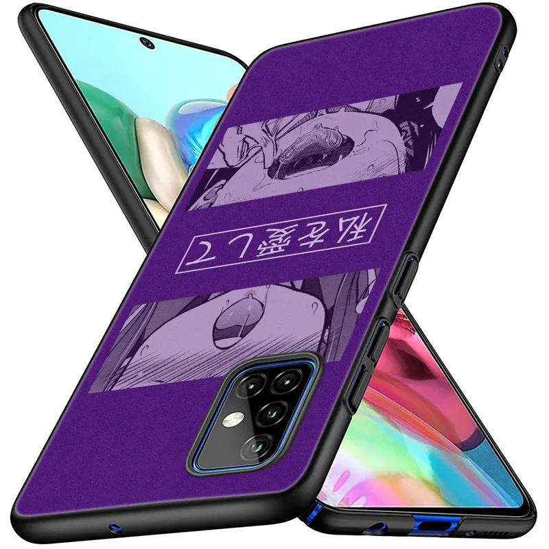 LEWD Sad Japanese Anime Case For Samsung Galaxy M12 M11 M21 M02S M42 M30S M31S M40S M51 M32 M01 J2 Core J6 J8 2018 J4 Plus Cover