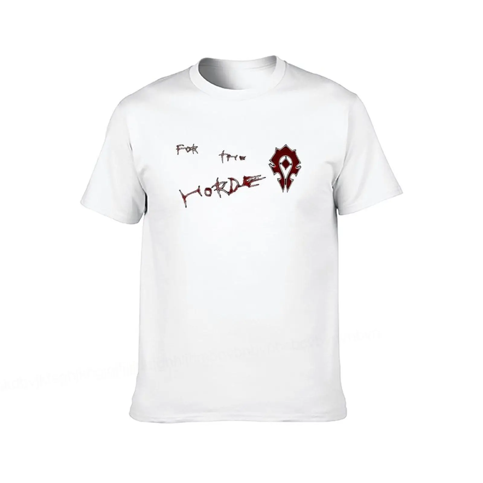 

for The Horde Logo T Shirts Men Cotton Designer Summer Casual Clothes Oversize Short Sleeve Tye Dye Clothing Tees Graphic Novelt