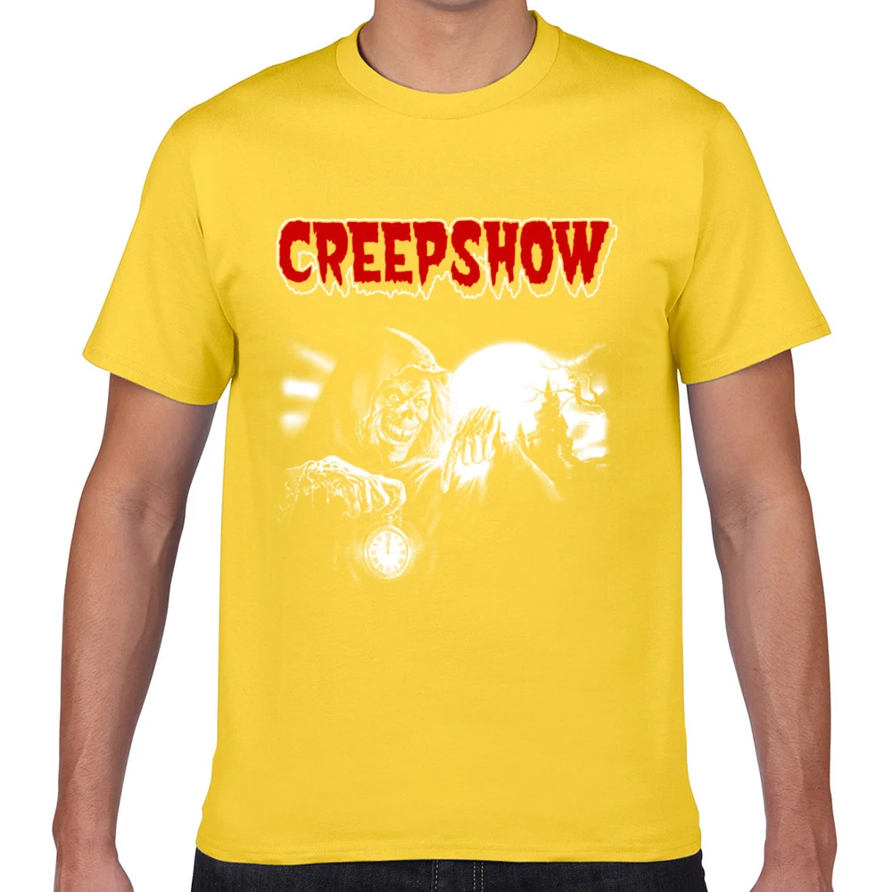 Футболка мужская с забавным ужасом хлопковая страшная жуткая в стиле Харадзюку