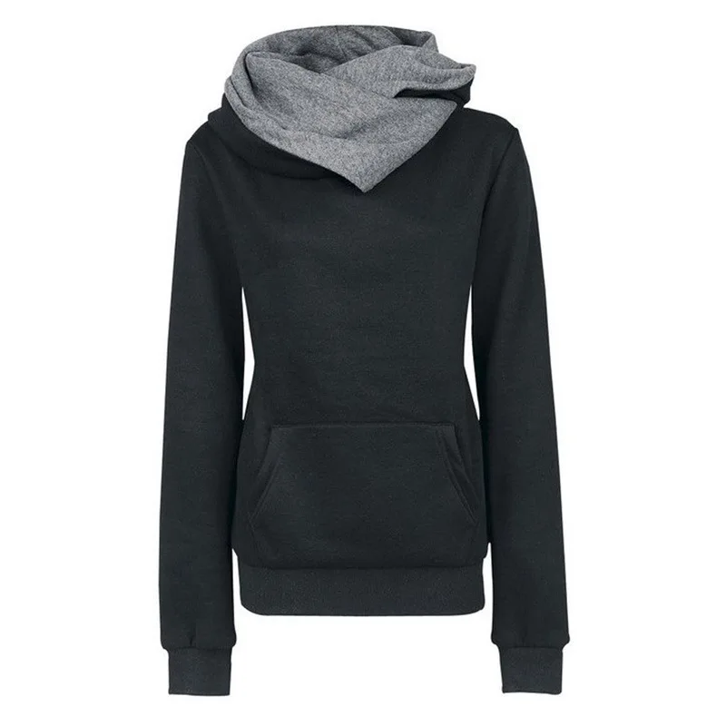 Ladies Spring And Autumn New Hoodie Two-tone Hoodie Multiple Styles Of Leisure Sports Women's Spring And Autumn Sweater