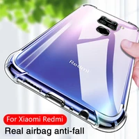 silicone tpu case for xiaomi redmi note 8 7 6 9 pro shockproof cover for redmi note 9s 8 9 pro max 8a 9a transparent phone coque