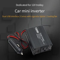 150w dc 12v to ac 110v portable car power inverter charger converter adapter us socket auto accessories household appliances