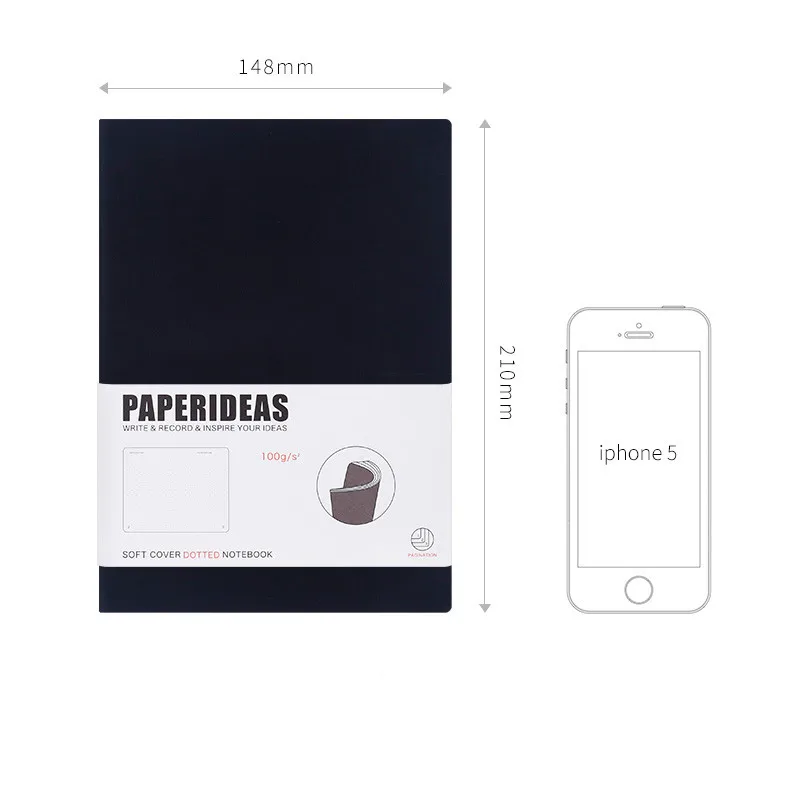 

A5 Bullet Journals Dot Notebook 188 Page 100gsm Retro Diary Bandage Candy Color Journal Kawaii Notepad Agenda Office Planner