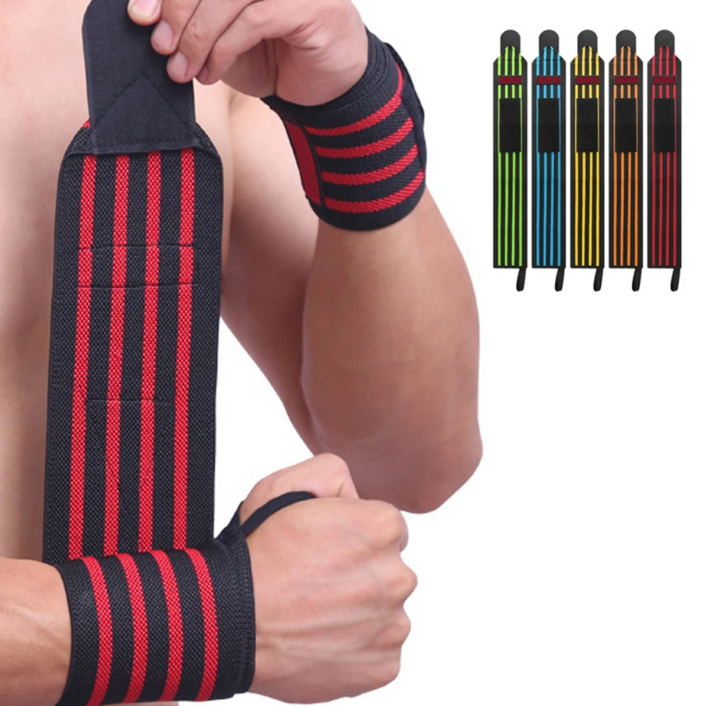 

Wrist Wraps 2 For Weight Lifting Support Cotton Gym Bandage Straps Men Women Premium Quality Powerlifting Bodybuilding Lifti