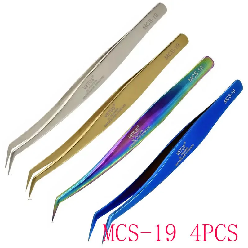 Cilia Mcs пинцет для наращивания ресниц из нержавеющей стали немагнитный 3D точный