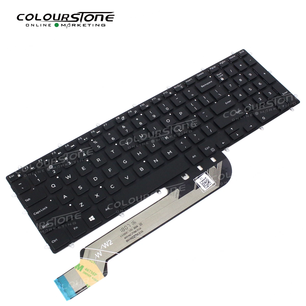Новая клавиатура для ноутбука Dell Inspiron 15 5565 5567 Gaming 7566 7567 17 5765 5767 английская черная |